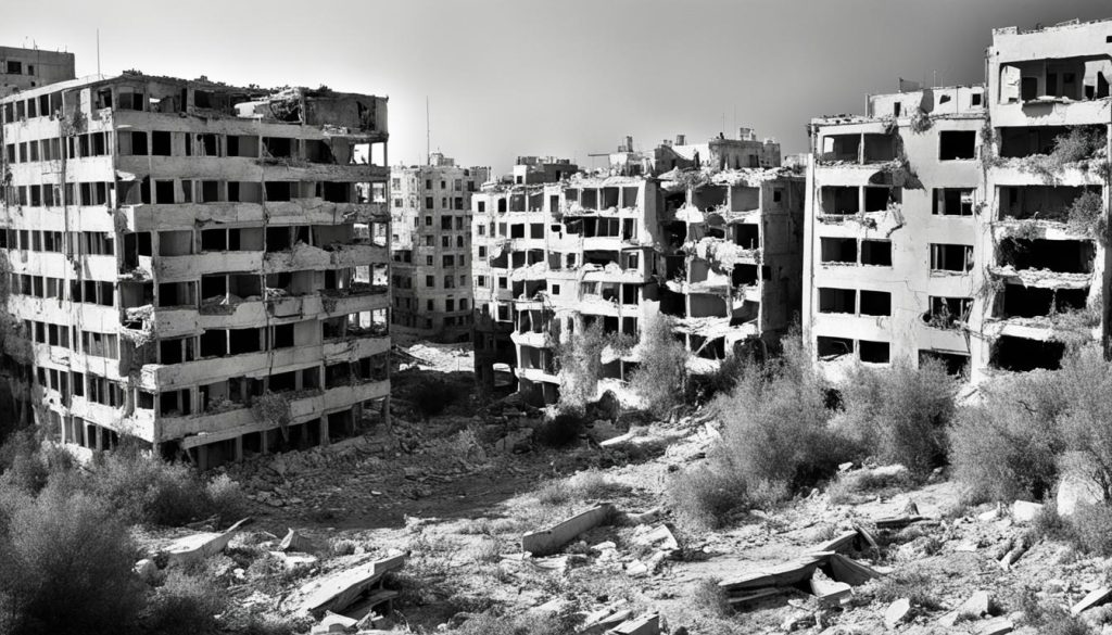 crumbling abandoned buildings in varosha