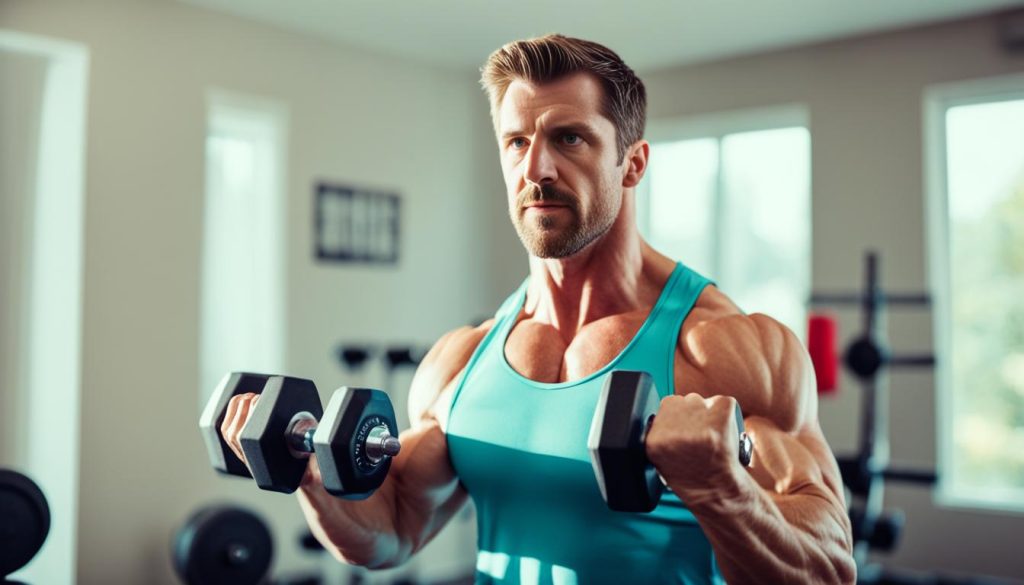 dumbbell training for muscle gain